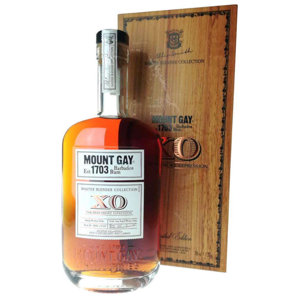 Mount Gay XO Peat Smoke, Rum de la Barbade 1 Mount Gay XO Peat Smoke Rum de la Barbade